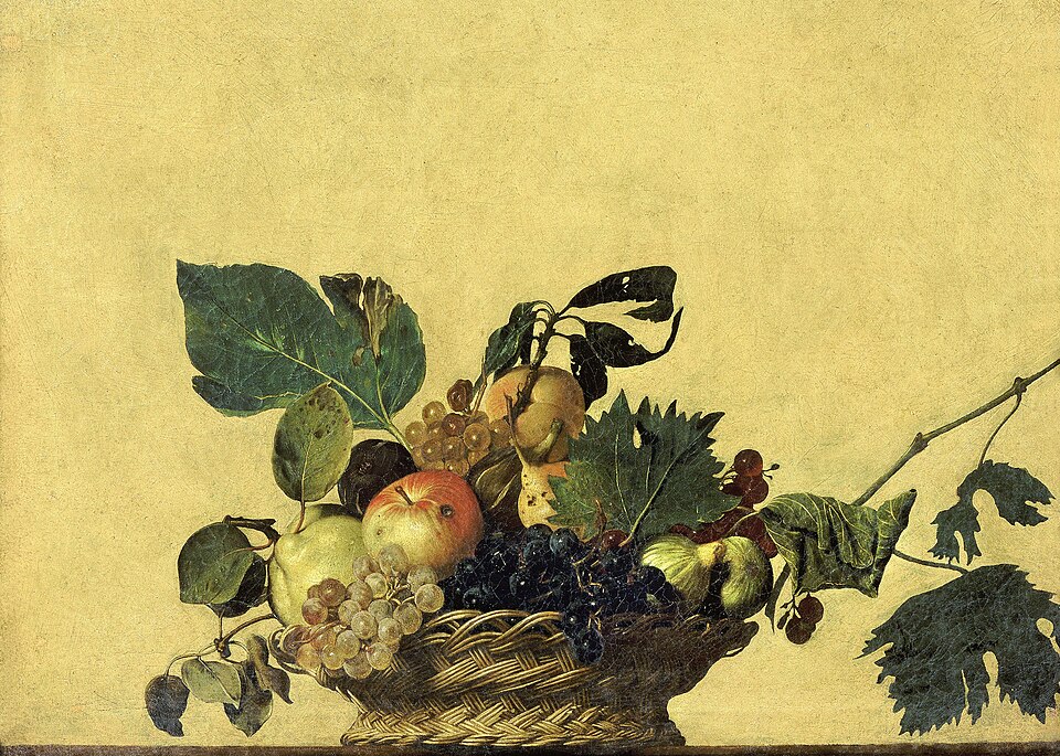 Basket of Fruit, Caravaggio, c. 1599