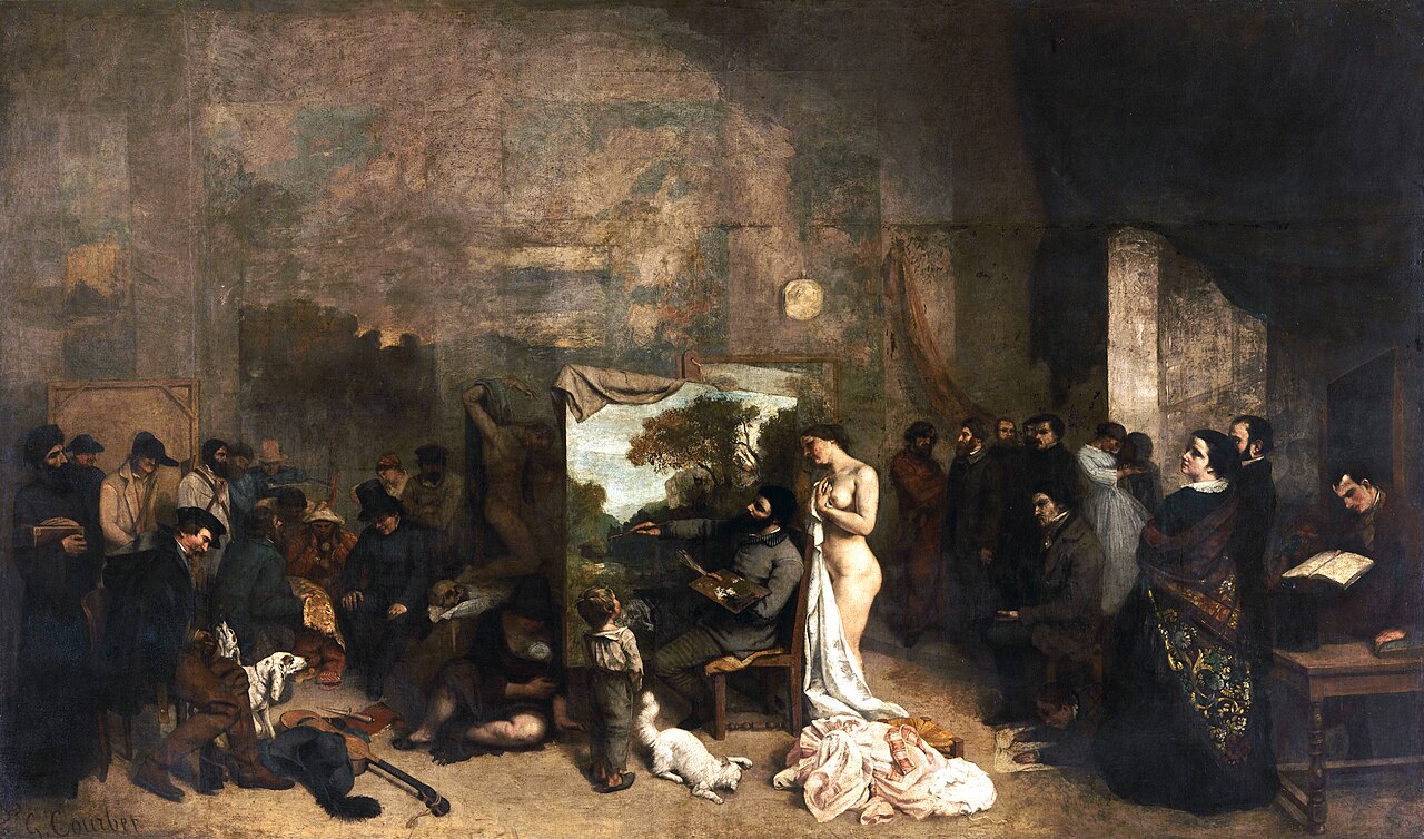Gustave Courbet, The Painter’s Studio (1855)