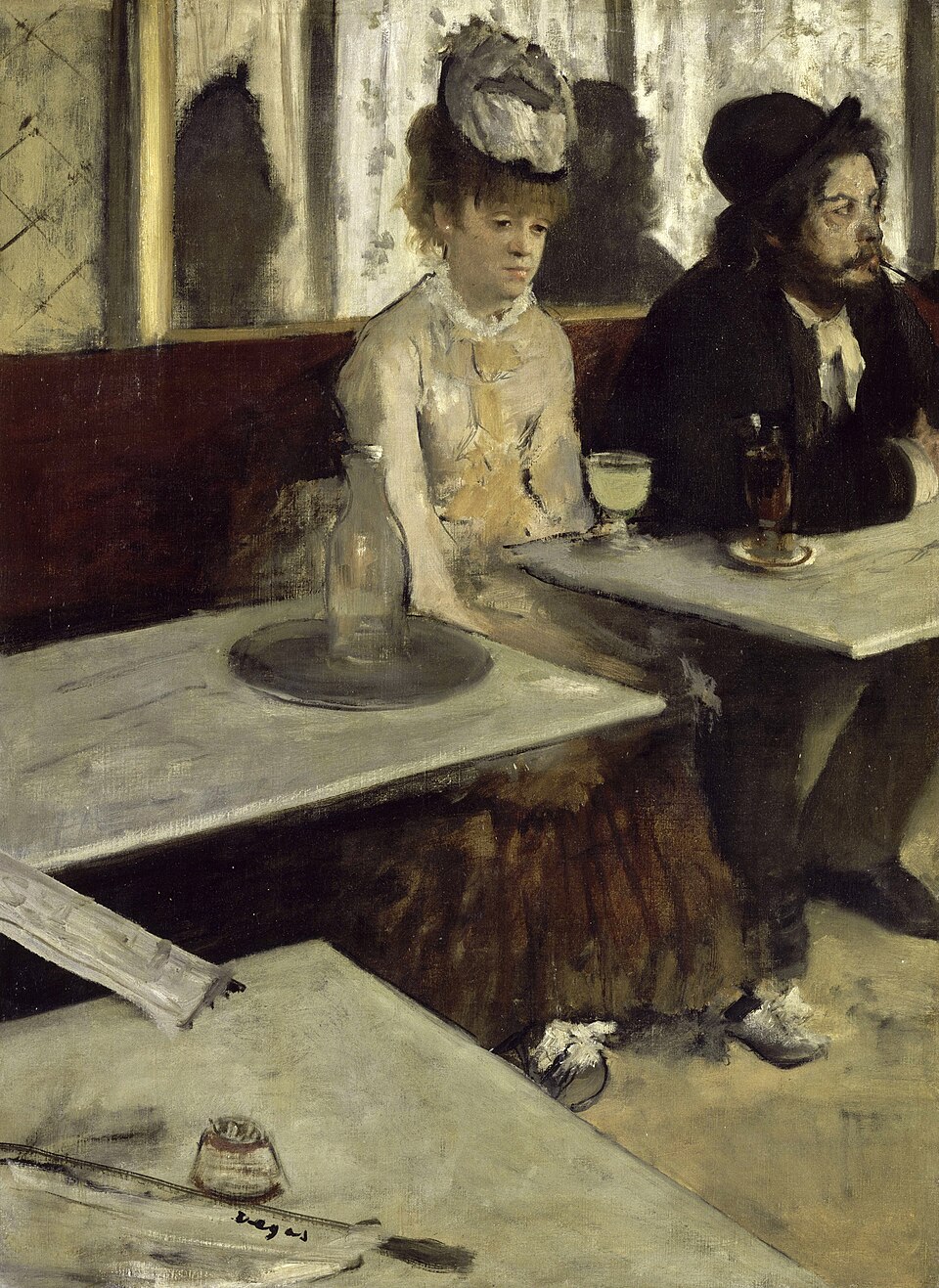 In a Café, Edgar Degas, 1876