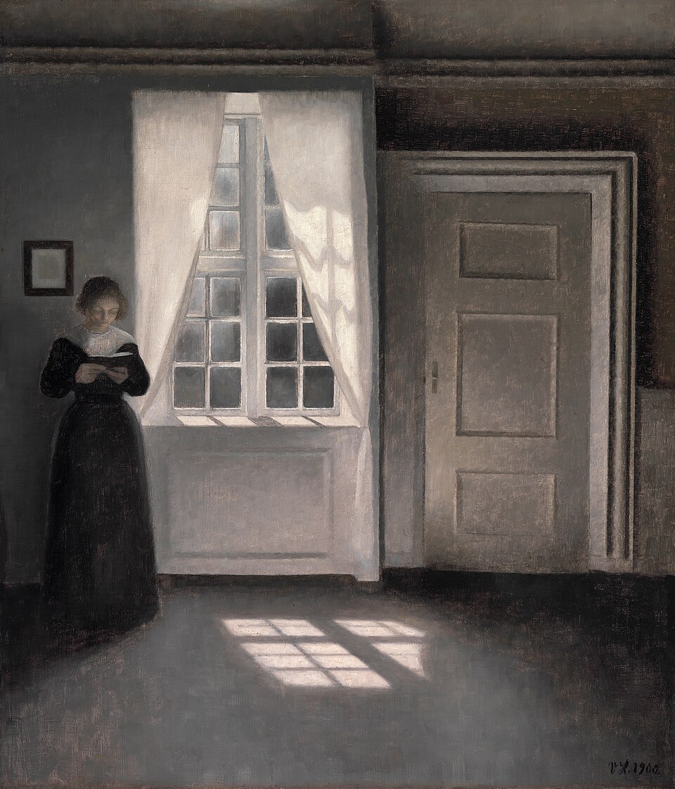 Vilhelm Hammershøi, Interior, Strandgade 30 (1900)