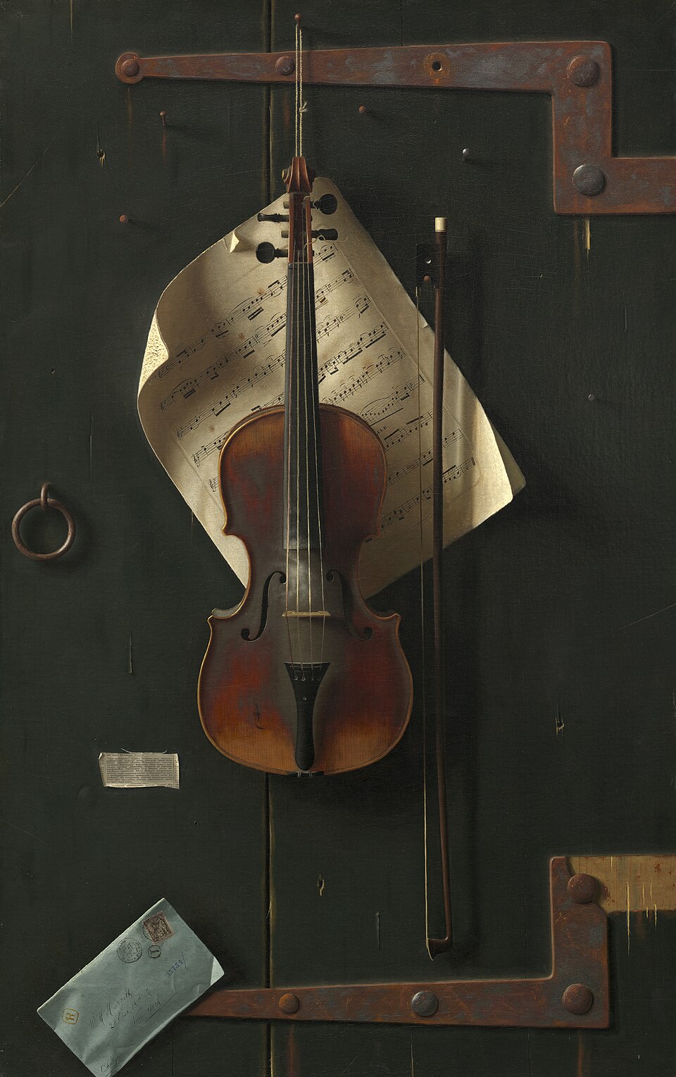 The Old Violin, William Harnett, 1886