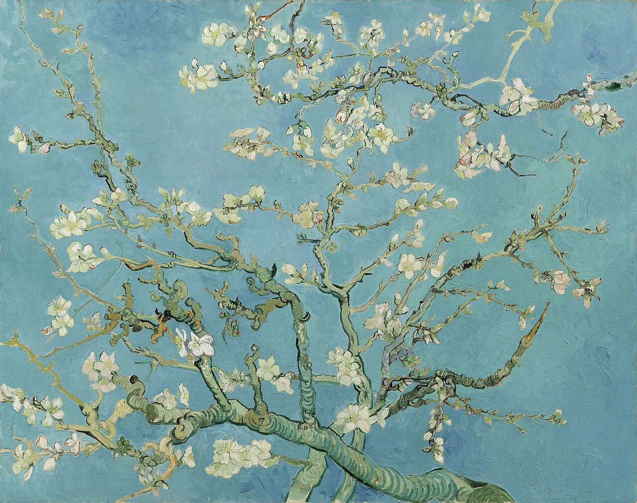 Almond Blossom, Vincent van Gogh, 1890