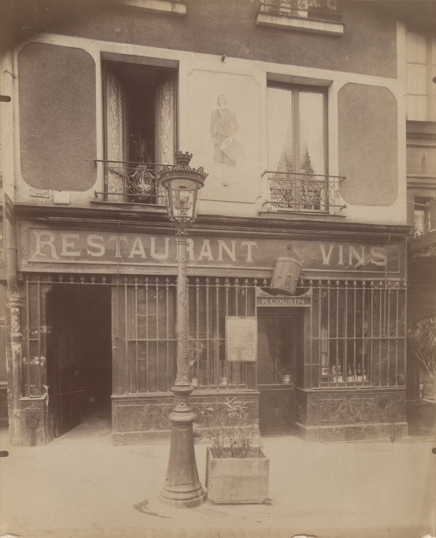 Au Tambour, Eugène Atget, 1908