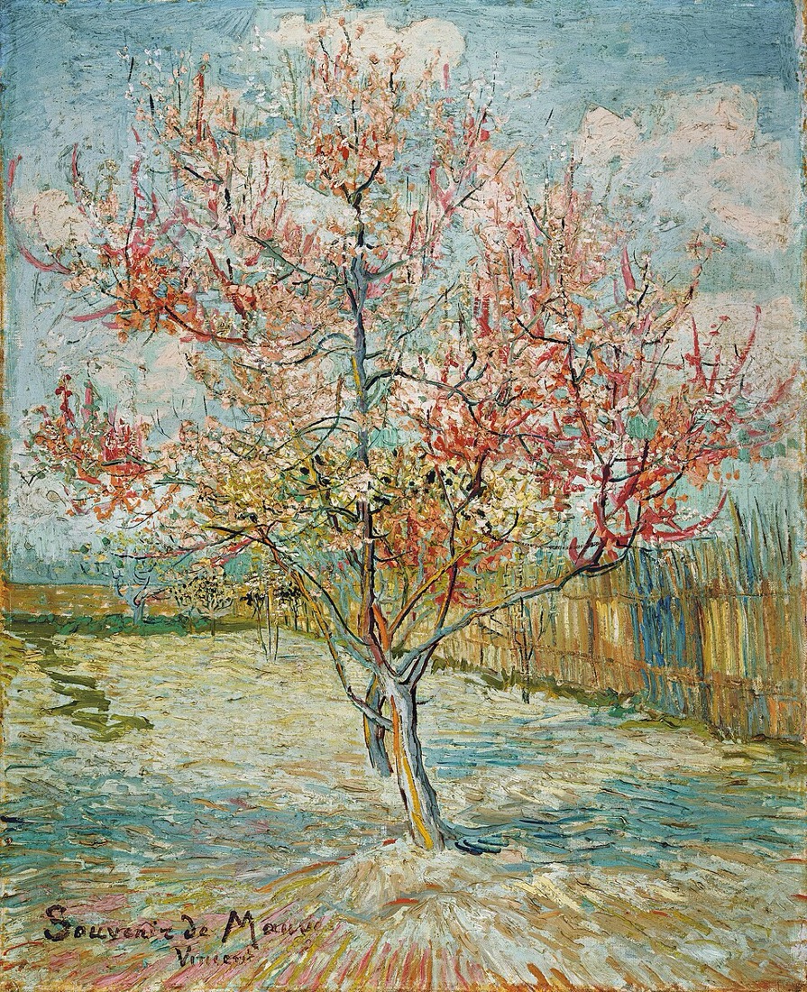 Pink Peach Trees, Van Gogh, 1888